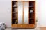 162 cm de large Armoire avec 4 portes, 8 casiers et 3 tiroirs en bois massif | Couleur: Aulne | Profondeur: 60 cm Abbildung