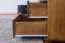 Armoire | 3 portes battantes | 2 tiroirs | 5 casiers | avec tringle à vêtements | 135 cm de large | Bois massif | Couleur: Chêne Rustique Abbildung