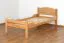 Lit pour enfant 90 x 190 cm | Bois massif: Hêtre | Laqué Naturel Abbildung