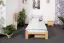 Bois massif Lit Pin 90 x 200 cm Naturel avec sommier à lattes Abbildung