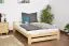 Lit 160 x 200 cm Pin Naturel avec sommier à lattes Abbildung