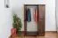 Bois véritable Armoire, Couleur: Noisette 190x120x60 cm Abbildung