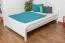 Pin Lit en bois Cadre de lit 160 x 200 cm Blanc Abbildung