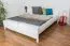 Lit 180 x 200 cm Pin Blanc avec sommier à lattes Abbildung