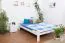 Lit Hêtre 180 x 200 cm Blanc Abbildung