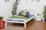 Hêtre Bois massif Lit 140 x 200 cm Blanc Abbildung