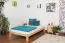 Pin Bois massif Lit 120 x 200 cm Naturel Abbildung