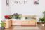 Hêtre Lit avec espace de rangement 90 x 200 cm Naturel Abbildung