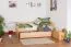 Hêtre Lit avec tiroir 90 x 200 cm Naturel Abbildung