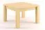 Table d'appoint Table basse Pin massif Naturel 50x90x90 cm Abbildung