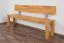Banc à tabouret Hêtre Bois massif Abbildung