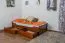Lit avec espace de rangement 90 x 200 cm Hêtre Cerise avec sommier à lattes Abbildung