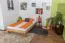 Bois massif Lit Coeur de Hêtre 120 x 200 cm huilé Abbildung