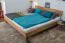 Bois massif Cadre de lit Coeur de Hêtre 200 x 200 cm huilé Abbildung
