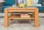 Table de canapé Table de club Table lounge Table basse Coeur de Hêtre Bois massif Couleur: Naturel 50x80x80 cm Abbildung