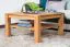 Table basse Coeur de Hêtre Bois massif Couleur: Naturel 45x80x80 cm Abbildung