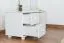 Armoire-TV Bois massif Couleur: Blanc 55x136x47 cm  Abbildung