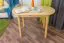 Table en bois Table 115x70 cm Pin massif, Couleur: Naturel Abbildung