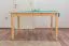 Table de la salle à manger 130x80 cm Pin massif, Couleur: Naturel Abbildung