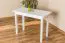 Table de cuisine 50x100 cm Pin massif, Couleur: Blanc Abbildung
