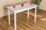 Table à manger Table de la salle à manger 60x120 cm Pin massif, Couleur: Blanc Abbildung
