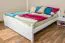 Lit en bois Cadre de lit Pin 180 x 200 cm Blanc Abbildung