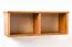 Étagère murale en pin massif finition chêne Junco 334 | 30 x 80 x 24 cm | Design moderne et robuste