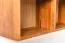 Étagère murale en pin massif finition chêne Junco 334 | 30 x 80 x 24 cm | Design moderne et robuste