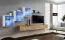 Meuble mural salon Balestrand 316 | 2 meubles TV | Blanc & chêne Wotan | 150 x 330 x 40 cm