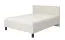 Lit double / Design neutre / Couleur : Cachemire / Surface de couchage : 160 x 200 cm / Pieds : Noir / Protection des bords ABS