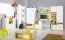 Chambre d'adolescents - Commode "Geel" 31, blanc / jaune - Dimensions : 100 x 120 x 40 cm (H x L x P)