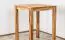 Table haute de bar en chêne massif Wooden Nature 119 | Design moderne | 105 x 80 x 80 cm | Couleur naturelle