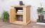 Table de nuit Matam 19 chêne | 1 porte, 2 compartiments | 48 x 45 x 40 cm | Style rustique moderne