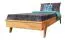 Lit simple / Lit d'appoint Otago 03 en chêne sauvage massif huilé - Dimensions de la Surface de couchage : 90 x 200 cm (L x l)
