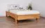 Lit simple / Lit d'appoint Otago 03 en chêne sauvage massif huilé - Dimensions de la Surface de couchage : 90 x 200 cm (L x l)