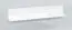 Étagère suspendue / étagère murale Antioch 11, couleur : blanc brillant / gris clair - Dimensions : 29 x 120 x 18 cm (h x l x p)