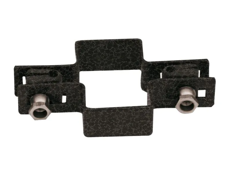 Agrafe de raccordement pour poteaux mod. U, Couleur: noir antique