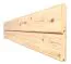 Abri de jardin Basel 03 avec toit rapporté, plancher inclus, naturel - en éléments de 19 mm, surface au sol : 7,70 m², toit plat