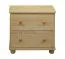Table de chevet Naturel 55x60x42 (HxLxP) Pin massif Abbildung