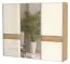 272 cm de large Armoire avec 9 casiers et 3 portes | Couleur: Beige Abbildung