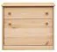 Commode à chaussures Armoire à chaussures Pin bois massif, Couleur: Naturel 62x72x30 cm, Bois massif Armoire à chaussures Abbildung