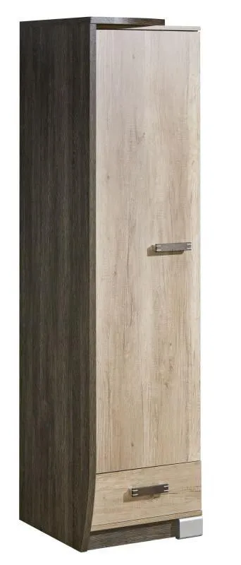 Chambre à coucher - Armoire, cadre à droite, Couleur: Chêne Brun - Dimensions: 193 x 50 x 58 cm (H x L x P) Abbildung