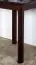 Table en pin massif, couleur noyer Junco 233A (carrée) - 60 x 60 cm (L x P)