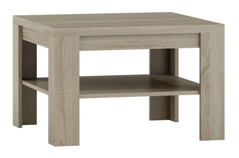 Table basse Lorengau 10 | Finition chêne Sonoma | 70 x 70 x 46 cm | Style moderne et pratique