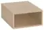 Coffre de rangement petite Minnea, couleur : chêne - Dimensions : 16 x 32 x 41 cm (H x L x P)