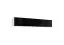 Armoire suspendue salon Raudberg 34, couleur : noir / blanc - dimensions : 30 x 160 x 29 cm (h x l x p), avec fonction push-to-open