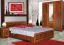 Chambre à coucher - Armoire d'angle, Couleur: Chêne Brun - 197 x 85 x 85 cm (H x L x P)
