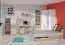 Chambre des jeunes - Étagère suspendue / étagère murale Fourchettes 09, couleur : chêne / blanc - Dimensions : 25 x 93 x 28 cm (H x L x P)
