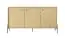 Commode lumineuse à trois portes Allegma 03, Couleur : Chêne scandi - Dimensions : 81 x 157 x 39,5 cm (H x L x P)