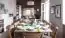 Table de salle à manger extensible Minnea 33, couleur : blanc / chêne - Dimensions : 139 - 219 x 100 cm (L x P)